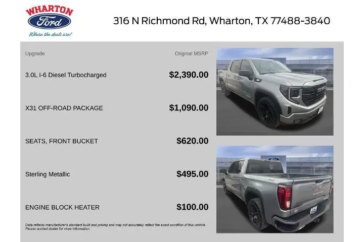 $37785 : GMC Sierra 1500 2023 4x4 Ele image 2