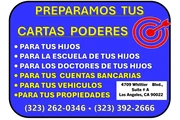 █►TODOS LOS PAISES►CARTA PODER en Los Angeles