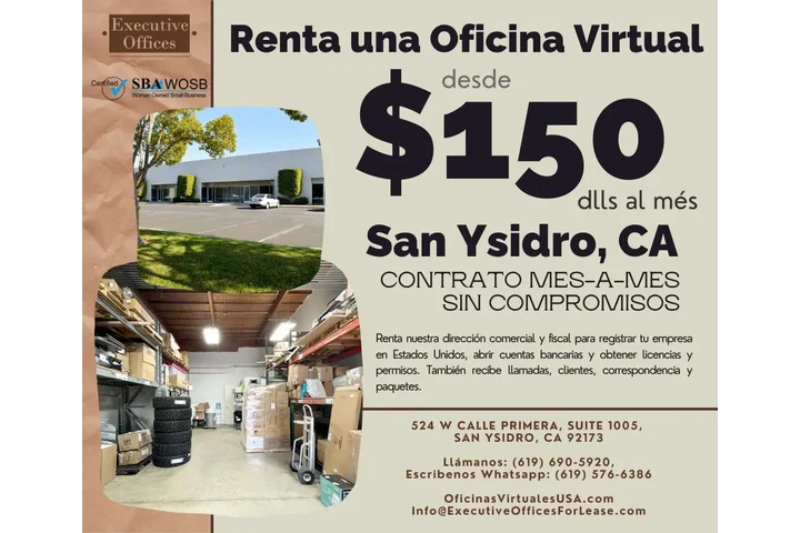$150 : Oficina Virtual en San Ysidro image 1