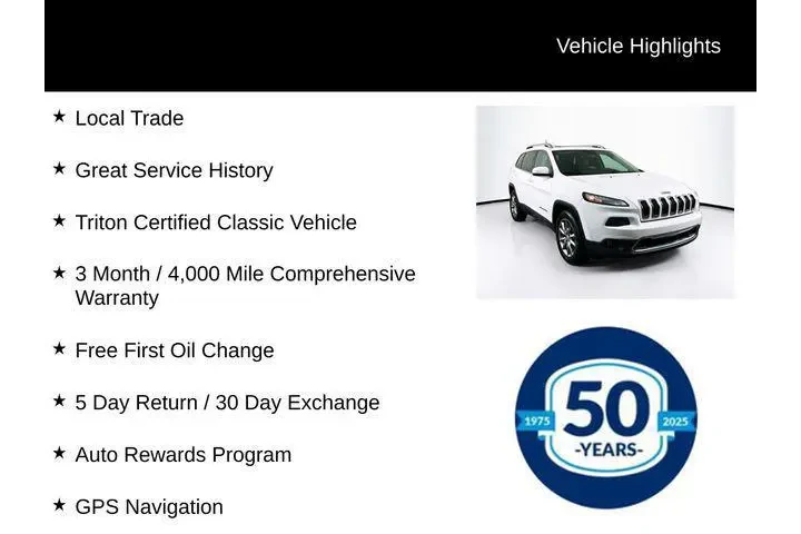 $14677 : Jeep Cherokee 2018 4x4 Limit image 5