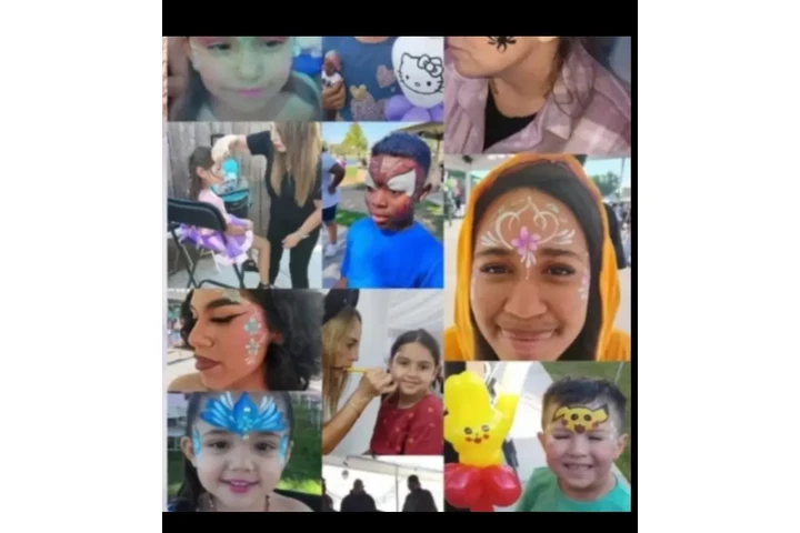 Pinta caritas, globos infantil image 5
