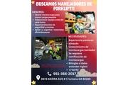 MANEJADOR DE FORKLIFT en San Bernardino