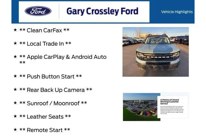 $29000 : Ford Bronco Sport 2023 AWD O image 6