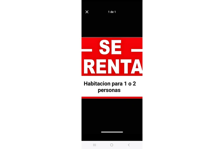 $800 : Se renta una recamara amuebla image 1