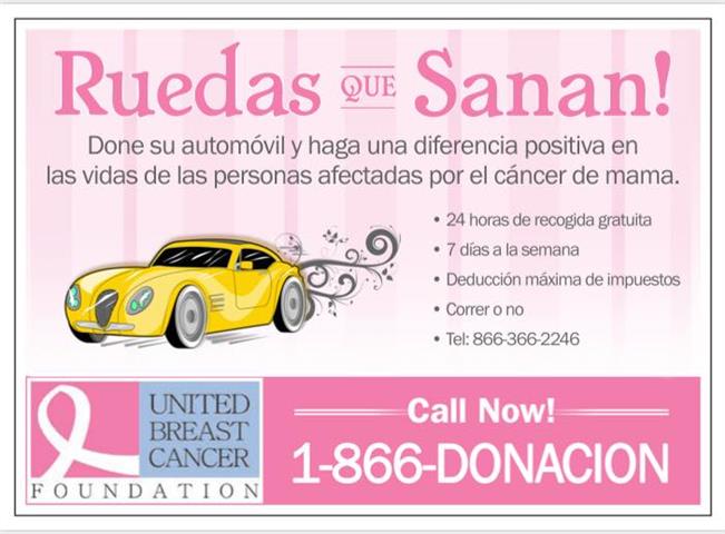 Donar Carro Cancer de Mama image 1