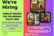 Forklift Drivers Moreno Valley en Riverside