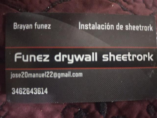 Funez drywall sheetrork image 1