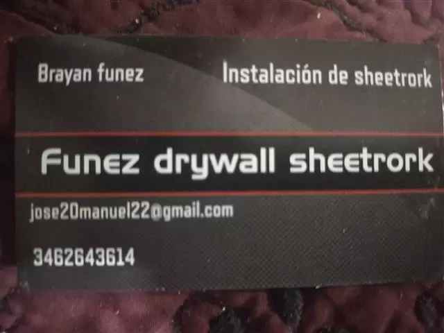 Funez drywall sheetrork image 1