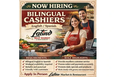 Bilingual Cashier English-Span en Ventura