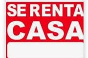 CASA DE  RENTA DE  1 RECAMARA