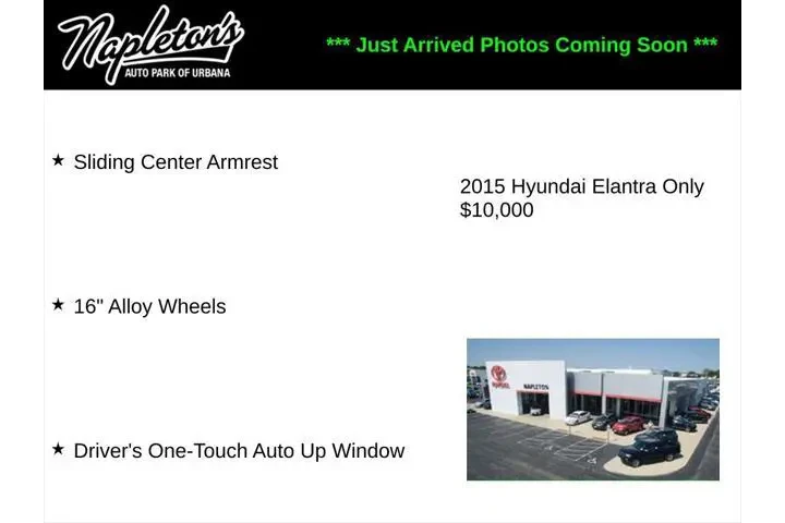 $10000 : Hyundai ELANTRA 2015 SE 4dr image 3