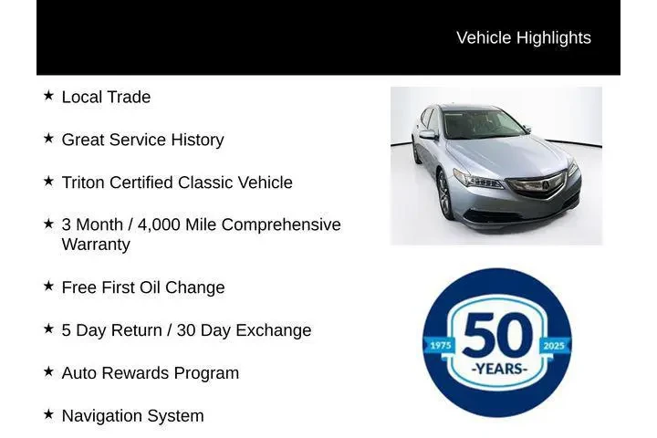 $14995 : Acura TLX 2015 V6 4dr Sedan image 5