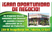 ¡Gran oportunidad de negocio! en Orange County