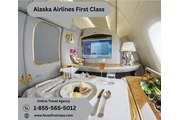 Alaska Airlines First Class en Wilmington