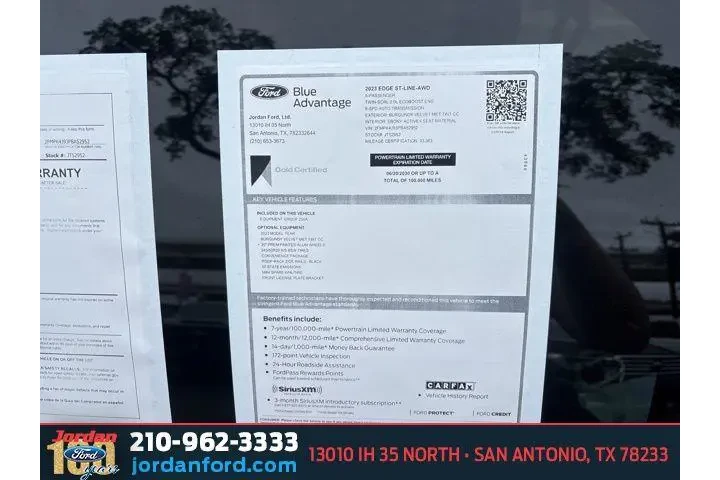 $27943 : Ford Edge 2023 AWD SEL 4dr C image 9