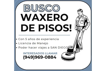 BUSCO WAXERO DE PISOS📍 en Orange County