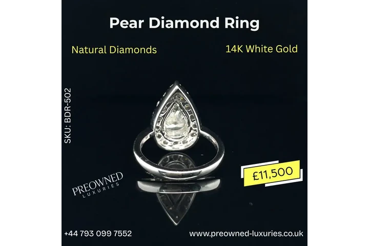Buy Timeless Pear Diamond Ring image 3