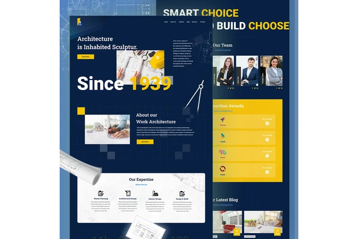 Architecture Website Page image 1