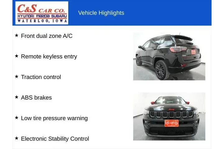 $22344 : Jeep Compass 2023 4x4 (Red) image 7