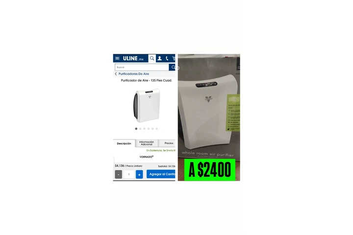 $2400 : Purificador de aire image 1