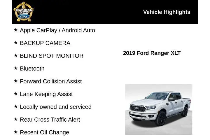 $20000 : Ford Ranger 2019 4x4 XLT 4dr image 2