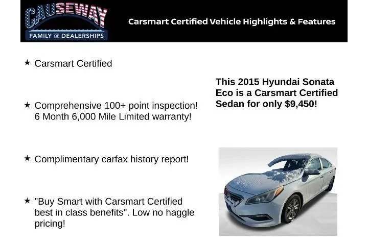 $9450 : Hyundai SONATA 2015 Eco 4dr image 2