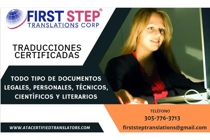 FIRST STEP TRANSLATIONS CORPO image 1