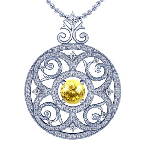 $16090 : Shop Sapphire Pendants image 1