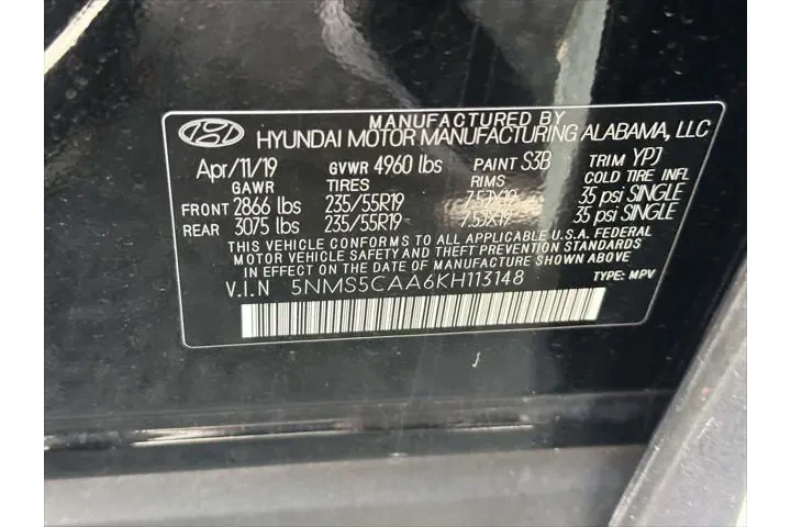 $21995 : Hyundai SANTA FE 2019 AWD Ul image 10