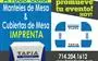 MANTELES IMPRENTA en Orange County