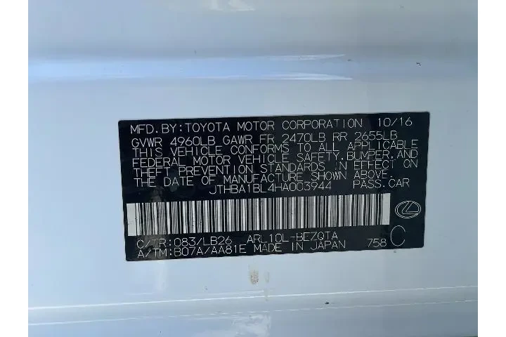 $20589 : Lexus GS 200t 2017 F SPORT 4 image 9