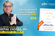 Deepak Chopra Book Launch en Miami