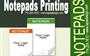 Notepads printing full color