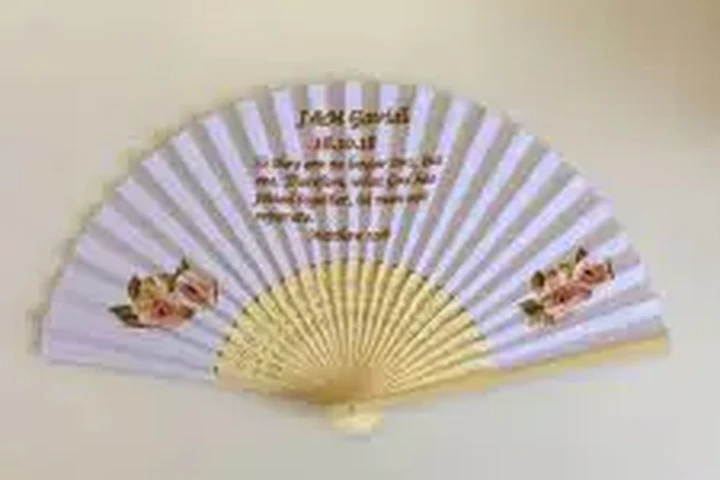 custom printed hand fans image 1