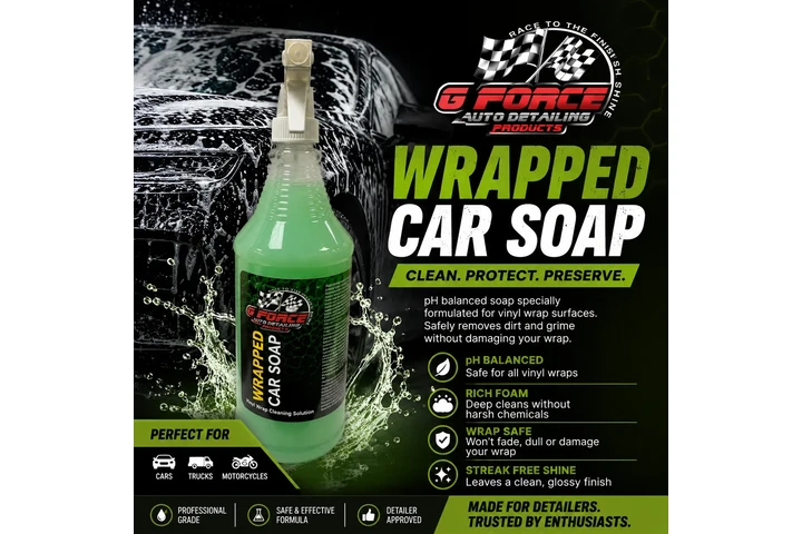 Wrapped Car Soap – pH Balanced image 1