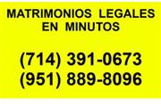 MATRIMONIO LEGAL EN MINUTOS en Los Angeles