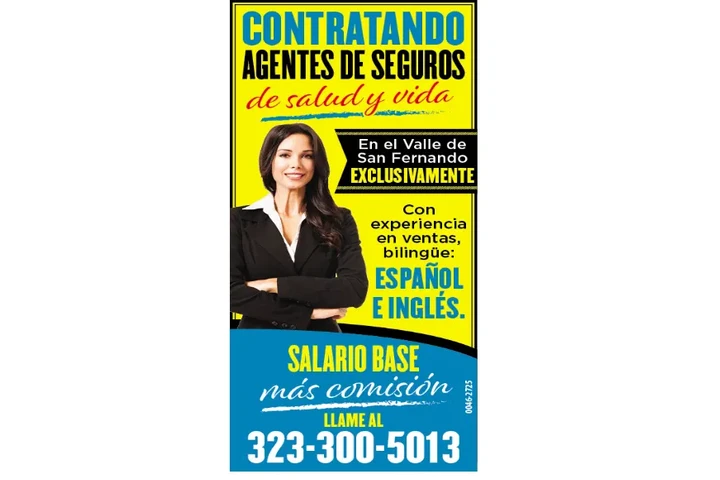 CONTRATANDO AGENTES DE SEGUROS image 1