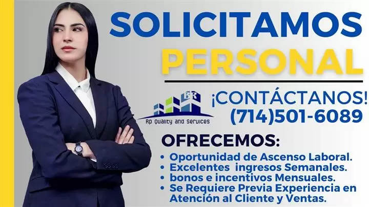 Solicitamos 4 Trabajadores image 1