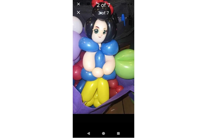 Pinta caritas, globos infantil image 3