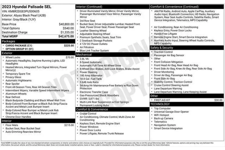 $31995 : Hyundai PALISADE 2023 AWD SE image 3