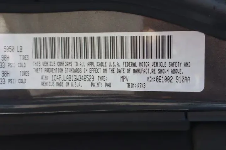 $7854 : Jeep Cherokee 2016 Sport 4dr image 9