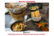 COCINERO-comida Asiática/ Thai en Los Angeles