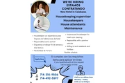 Se solicita Supervisor  Hotel en Los Angeles