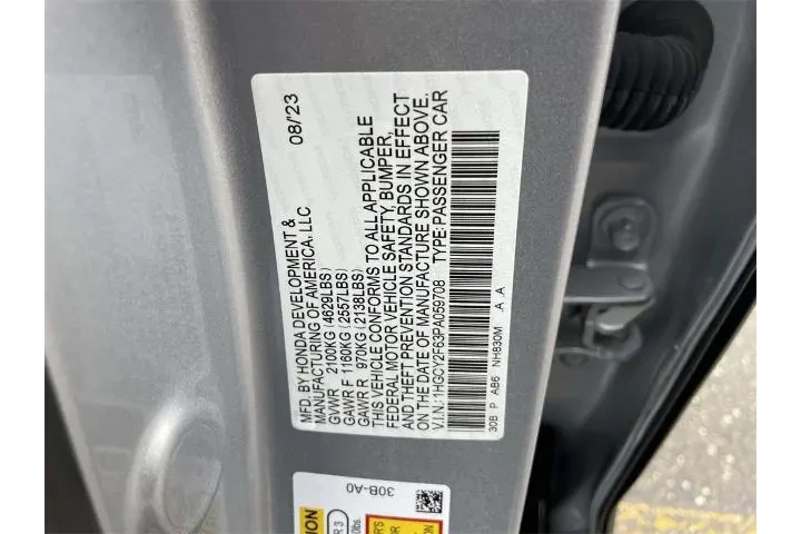 $27479 : Honda Accord Hybrid 2023 EX- image 10