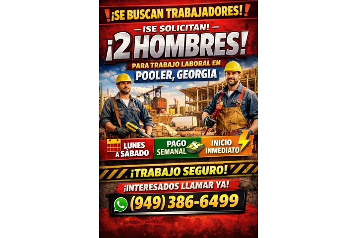 Se Solicita 2 Hombres image 1