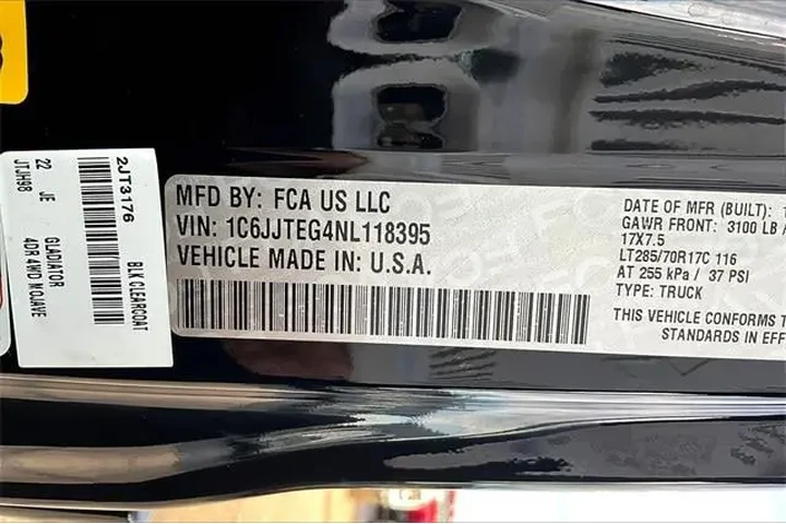 $35952 : Jeep Gladiator 2022 4x4 Moja image 6