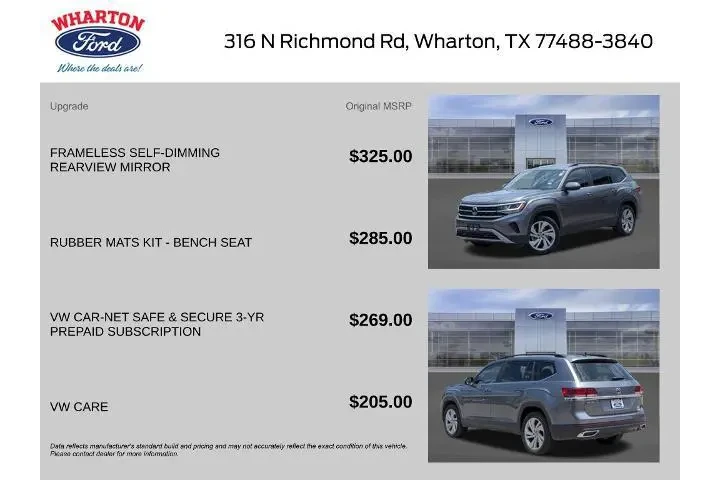 $23795 : Volkswagen Atlas 2021 V6 SE image 2