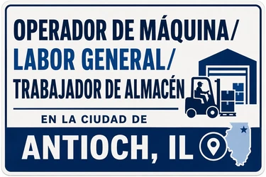 CONTRATANDO📍Antioch, IL 60002 en Chicago