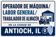 CONTRATANDO📍Antioch, IL 60002 en Chicago