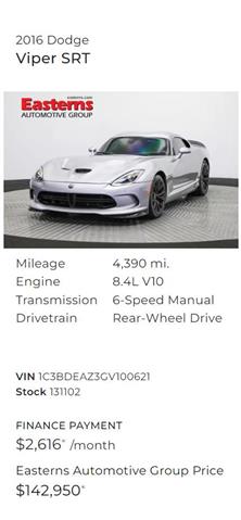 $450 : 1800 car inventory image 7
